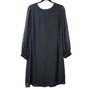 AVA & VIV metallic polka dot dress